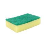 2-in-1 Multi-Purpose Scrub Sponge – Wear Resistant Dish & Furniture Cleaner (1 Pc) - Sleeve Design by Nari Haat, In...
