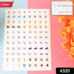 Smart Switch Icon Sticker Sheet (1 Sheet, 88 Icons) - With Dupatta by Nari Haat, Indian ethnic wear, women clothing, ...