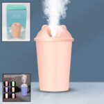 Cute Bear Shape USB Humidifiers Cup (1 Pc / Multicolor Light) - Closeup Embroidery by Nari Haat, Indian ethnic wear, ...