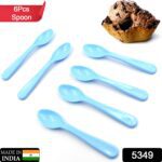 Food Plastic Spoon Set Table Spoon Tea Spoon Coffee Spoon  Heat Resistant 6 Pc - With Dupatta by Nari Haat, Indian et...