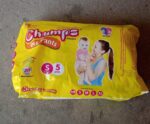 Travel-Friendly Diapers: Champs Small Diaper Pants (5 Pack) - Leakproof - Fabric Detail by Nari Haat, Indian ethnic w...