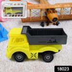 Friction Powered Dumper Toy Truck For Kids | With Opening Container Feature | Strong & Durable Plastic Material | Ind...