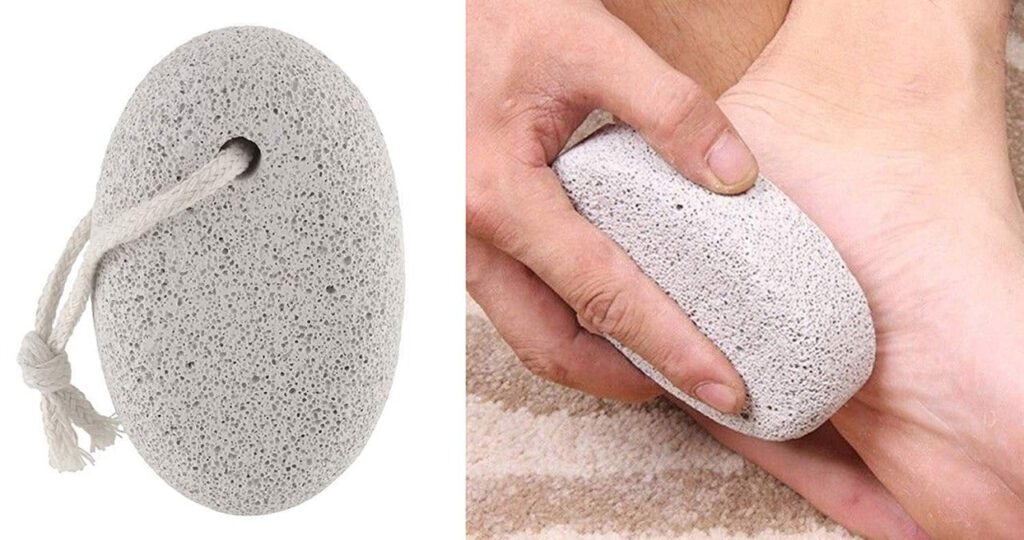 Oval Stone Foot Heel Scrubber