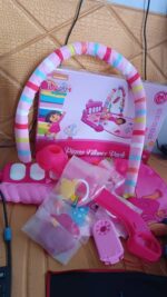 2in1 Baby Kick and Play Piano Gym Mat & Fitness Rack (1 Set) - Fabric Detail by Nari Haat, Indian ethnic wear, women ...