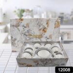 Ceramic Tea / cups and Saucer / Rakabi Set of 12 Pcs - With Dupatta by Nari Haat, Indian ethnic wear, women clothing,...