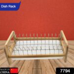 STAINLESS STEEL DRAIN BOWL STORAGE RACK HOLDER PLATE DISH CUTLERY CUP RACK WITH TRAY KITCHEN SHELF STAND - With Dupat...