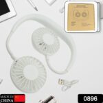USB Rechargeable Wearable Neckband Fan - With Dupatta by Nari Haat, Indian ethnic wear, women clothing, designer suit