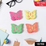 Butterfly Shape Eraser Rubber (1 Pc / Mix Colour & Design) - With Dupatta by Nari Haat, Indian ethnic wear, women clo...