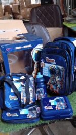 5 in 1 School Bag Set Includes Lunch Bag 14 Inch Bag  1 Set Mix - Full Detail by Nari Haat, Indian ethnic wear, women...