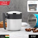 Stainless Steel Insulated Coffee Tea Mug  Cup for Office Home 1 Pc - With Dupatta by Nari Haat, Indian ethnic wear, w...