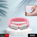 Plastic Massage Roller - 2-Roller Manual Design for Cellulite & Muscle Pain Relief - With Dupatta by Nari Haat, India...