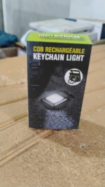 Mini Rechargeable Keychain Flashlight - 4 Light Modes Folding Bracket & Magnetic Base - Full Detail by Nari Haat, Ind...