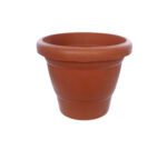 Garden Heavy Plastic Planter Pot / Gamla 6 inch (Brown, Pack of 1, Small) - Neckline Detail by Nari Haat, Indian ethn...