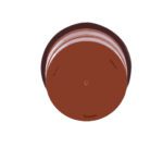 Garden Heavy Plastic Planter Pot / Gamla 6 inch (Brown, Pack of 1, Small) - Sleeve Design by Nari Haat, Indian ethnic...