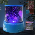 LED Projector Night Light Amazing Lamp, 3 Battery operated lamps, Rotation With the music Function, Master for Kids B...
