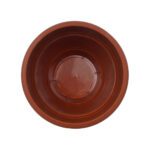 Garden Heavy Plastic Planter Pot / Gamla 8 inch (Brown, Pack of 1,Medium ) - Back View by Nari Haat, Indian ethnic we...