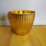 Plastic Flower Valencia (Pot) Home and Outdoor (1 Pc) - Neckline Detail by Nari Haat, Indian ethnic wear, women cloth...