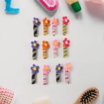 Colourful Telephone Wire Hairbands (1 pc / Mix Design), Hair accessories - Back View by Nari Haat, Indian ethnic wear...