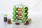 Spice jar Set - Food Grade Plastic 12pcs Spice jar (Brown Box) - Full Detail by Nari Haat, Indian ethnic wear, women ...