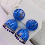 Jhumka Earrings / Buti for Women & Girls (1 Pair / Mix Color & Design) - Sleeve Design by Nari Haat, Indian ethnic we...