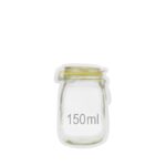 Reusable Airtight Seal Plastic Food Storage Mason Jar Zipper (150ml) - Sleeve Design by Nari Haat, Indian ethnic wear...