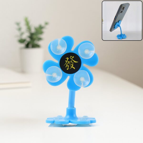 Multicolored car phone holder with strong suction mount