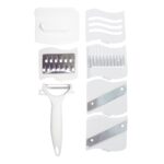 10 in 1 Multifunctional Vegetable Fruits Cutter / Slicer Shredder with Rotating - Closeup Embroidery by Nari Haat, In...