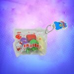 Mini Cute Vegetable & Fruit Erasers (4 Pc): Pencil Rubbers for Kids - Closeup Embroidery by Nari Haat, Indian ethnic ...