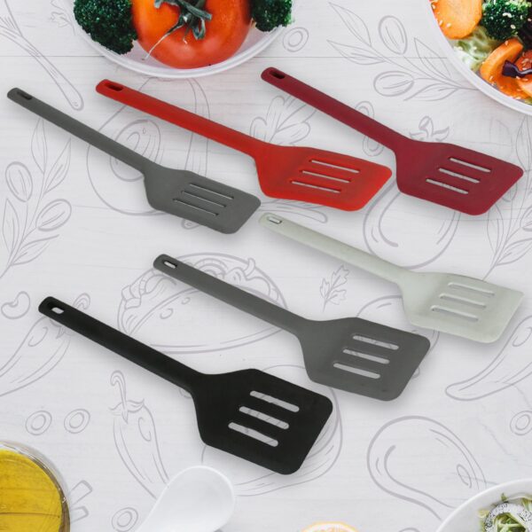 Multipurpose Silicone Spoon, Silicone Basting Spoon Non-Stick Kitchen Utensils Household Gadgets Heat-Resistant Non S...