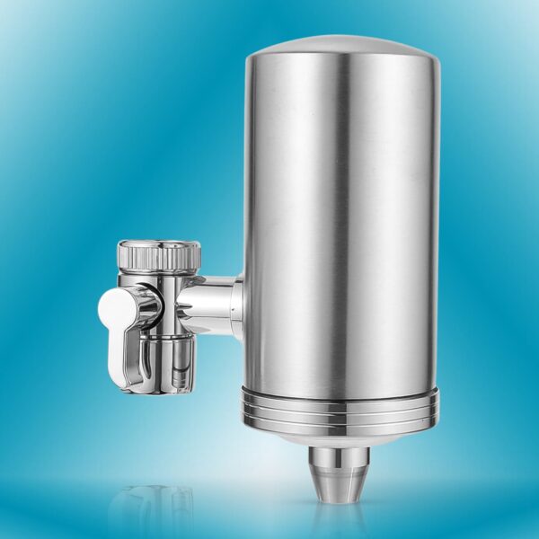 304 Stainless Steel Faucet Mount Water Filter, Water Purifier (1 Set) - Front View by Nari Haat, Indian ethnic wear, ...