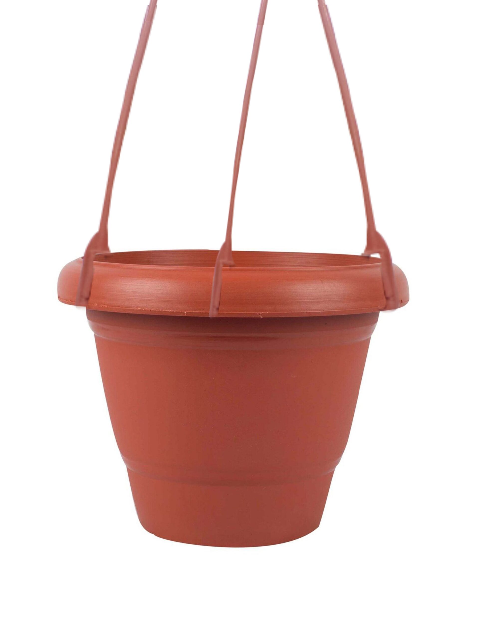 pot.jpg Hanging Flower Pot with Hanging Roap - Front View by Nari Haat, Indian ethnic wear, women clothing, designer suit
