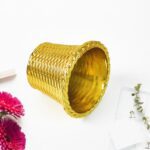 Plastic Flower Valencia (Pot) Home and Outdoor (1 Pc) - Closeup Embroidery by Nari Haat, Indian ethnic wear, women cl...