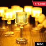 Mini Acrylic LED Desk Lamps Table Lamp Portable Crystal, Diwali (1 Pc / Small) - With Dupatta by Nari Haat, Indian et...
