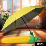 Vegetable shaped Folding Umbrella, Plastic Case Creative Fashion Folding Mini Sun Shade Rain Umbrella, Unique Umbrell...