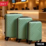 Big 3 in 1 Luggage with Wheels Travel suitcases Set (3 Pcs Set / Different Size) - With Dupatta by Nari Haat, Indian ...