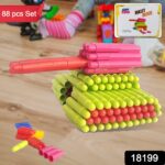 Bullet Blocks Intelligent Kids Creative Bullets Shaped Building (Approx 88 Pcs) - With Dupatta by Nari Haat, Indian e...