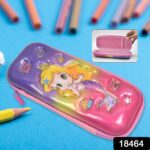 3D Cartoon Zipper Compass Box, Pencil Box (1 Pc / Mix Design) - Fabric Detail by Nari Haat, Indian ethnic wear, women...