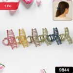 Plastic Hair Clamp Grip, Simple Matte Hair Barrette Clamp (1 Pc) - With Dupatta by Nari Haat, Indian ethnic wear, wom...