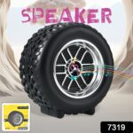 Portable Tyre / Wheel Shape Wireless Bluetooth Speaker (1 Pc) - With Dupatta by Nari Haat, Indian ethnic wear, women ...