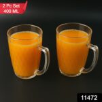 Apex Mocktail Mug Glass (2 Pc Set / 400 ML) - With Dupatta by Nari Haat, Indian ethnic wear, women clothing, designer...