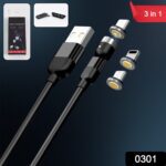 3 in 1 Magnetic USB Charging Cable - With Dupatta by Nari Haat, Indian ethnic wear, women clothing, designer suit