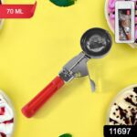 Apex Ice Cream Scoop – 70 ML Stainless Steel Head with Ergonomic Handle (1 Pc) - With Dupatta by Nari Haat, Indian ...