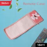 Cartoon Cloth Lace Remote Control Cover Remote Case (1 Pc / 21×8 CM / Medium) - With Dupatta by Nari Haat, Indian et...