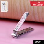 Cute Nail Clipper with Nail Catcher, Nail File - Stainless Steel (1 Pc) - With Dupatta by Nari Haat, Indian ethnic we...