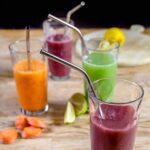 Set of 4 Stainless Steel Straws & Brush (2 Straight straws, 2 Bent straws, 1 Brush) - Full Detail by Nari Haat, India...