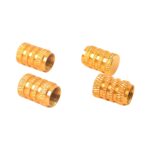 Tire Valve Stem Caps Fit 4pcs Silver - Full Detail by Nari Haat, Indian ethnic wear, women clothing, designer suit