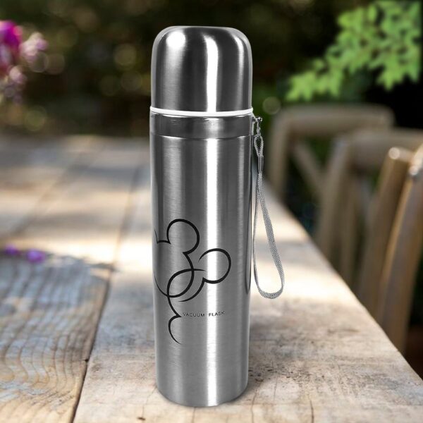 500ML Stainless steel Super Vacuum water bottle - Front View by Nari Haat, Indian ethnic wear, women clothing, design...