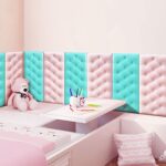 Pink 3D Adhesive Wallpaper for Living Room – Self Adhesive Home Decor