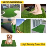 Artificial Grass Mat for Balcony or Doormat, 58x38cm - Image 8