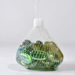 Glass Gem Stone, Flat Round Marbles Pebbles for Vase Fillers, Attractive pebbles for Aquarium Fish Tank. - Image 6